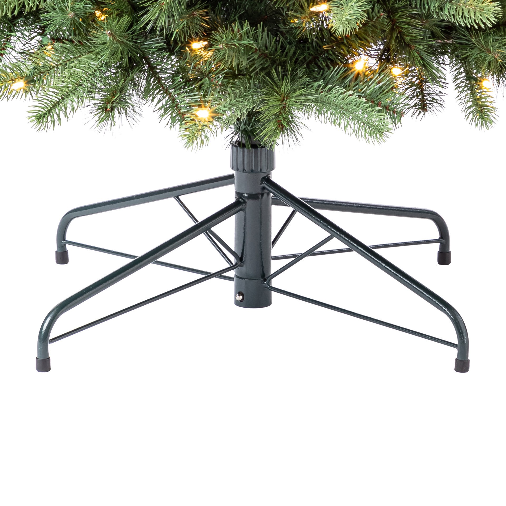 slide 2 of 8, 9ft. Pre-Lit Rothwell Slim Artificial Christmas Tree, Warm White Led Lights By Ashland, 9 ft