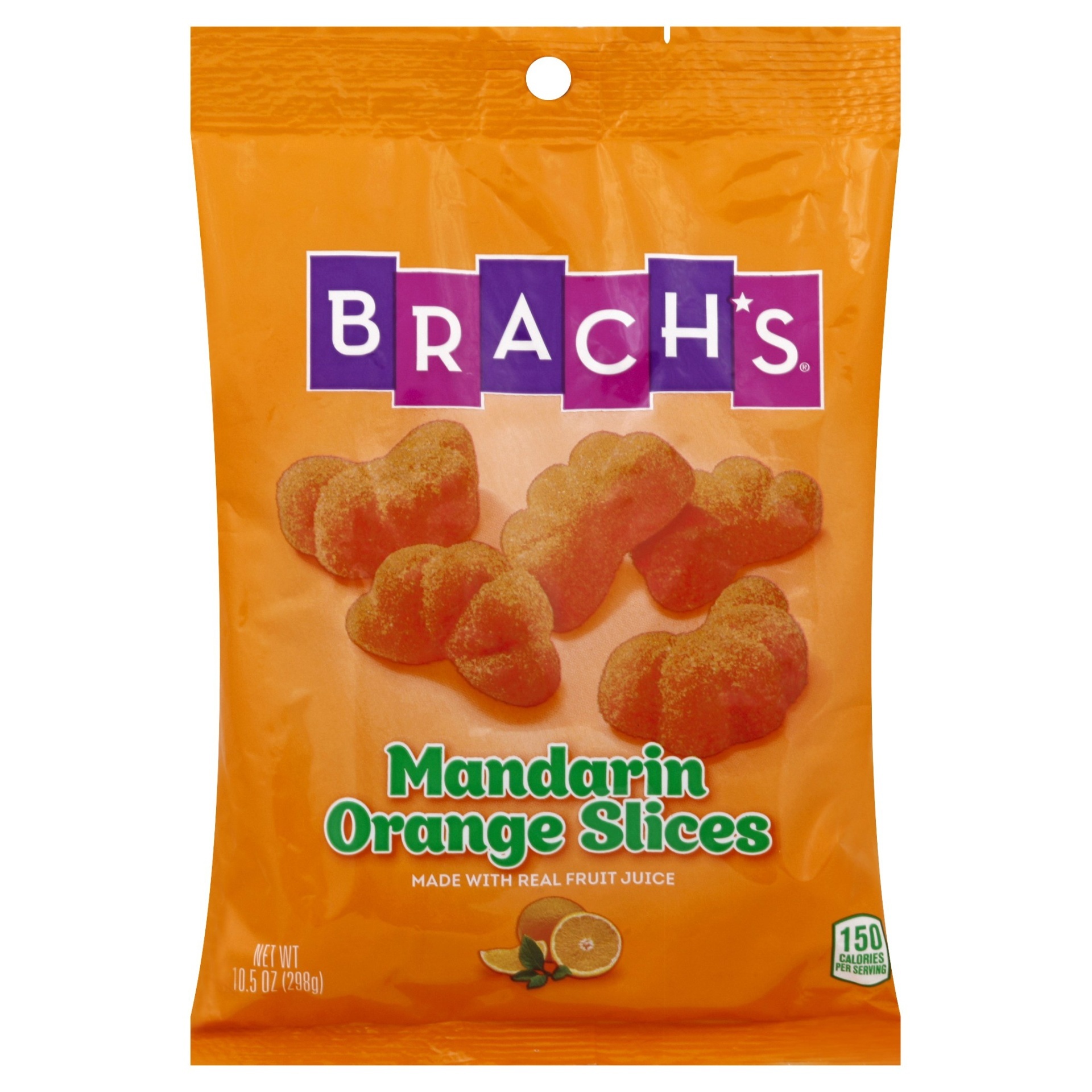 slide 1 of 8, Brach's Mandarin Orange Slices, 10.5 oz