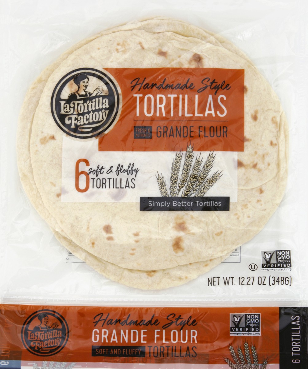 slide 5 of 5, La Tortilla Factory Tortillas 6 ea, 