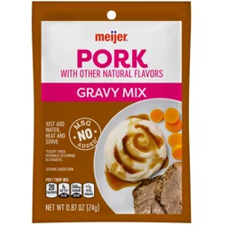 Meijer Pork Gravy Mix, .87 Oz