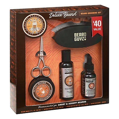 slide 1 of 1, Beard Guyz Deluxe Beard Grooming Gift Set, 1 ct