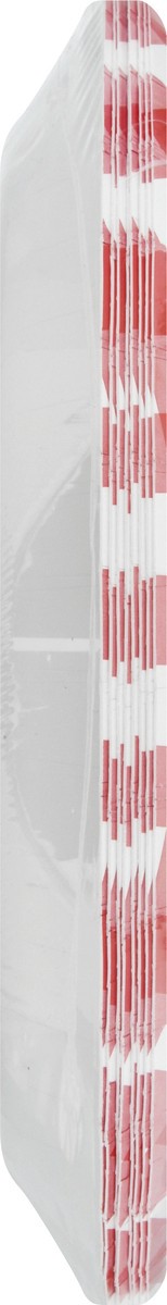 slide 7 of 10, Unique Red Gingham Paper Plate 8 ea, 8 ct