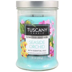 Tuscany Candle Seaside Orchid Scented Jar Candle
