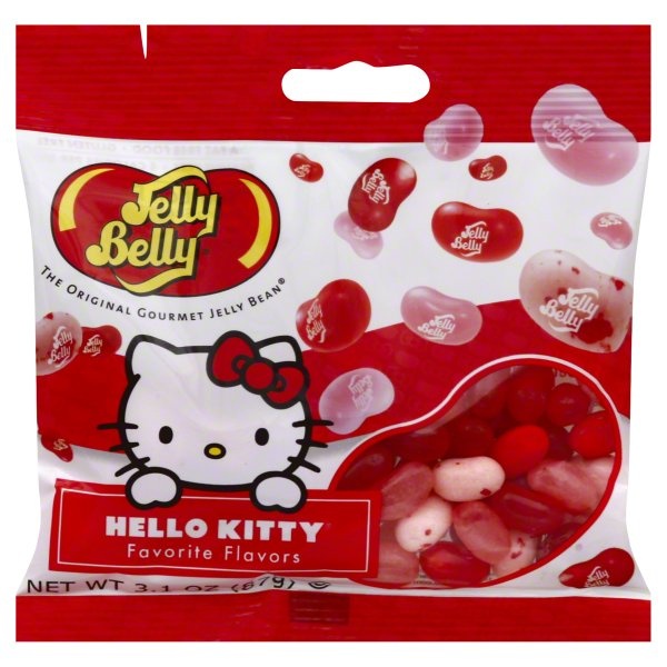 slide 1 of 1, Jelly Belly Original Gourmet Hello Kitty Favorite Flavors Jelly Beans, 3.1 oz