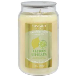 Tuscany Candle Lemon Limeade Scented Sparkling Seltzer Collection Candle