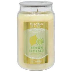 Tuscany Candle Lemon Limeade Scented Sparkling Seltzer Collection Candle