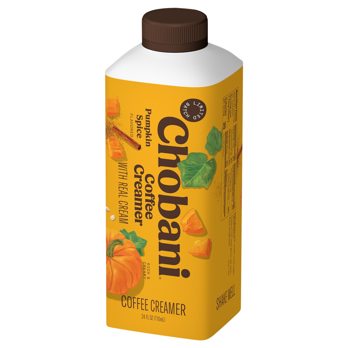 slide 5 of 12, Chobani Coffee Creamer Limited Batch Pumpkin Spice 24 fl oz, 24 fl oz