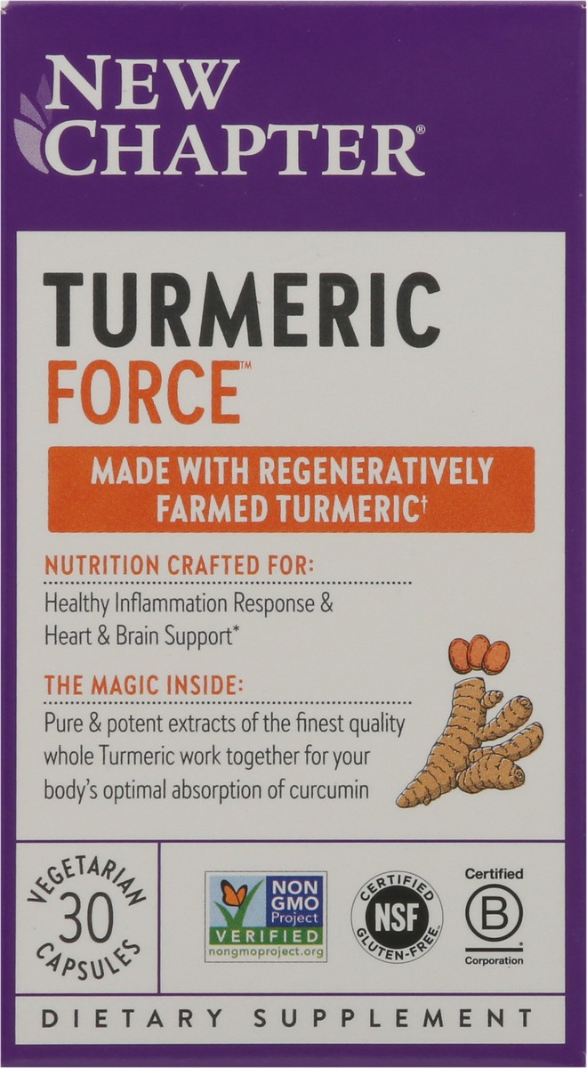 slide 3 of 9, New Chapter Turmeric Force, 30 ct