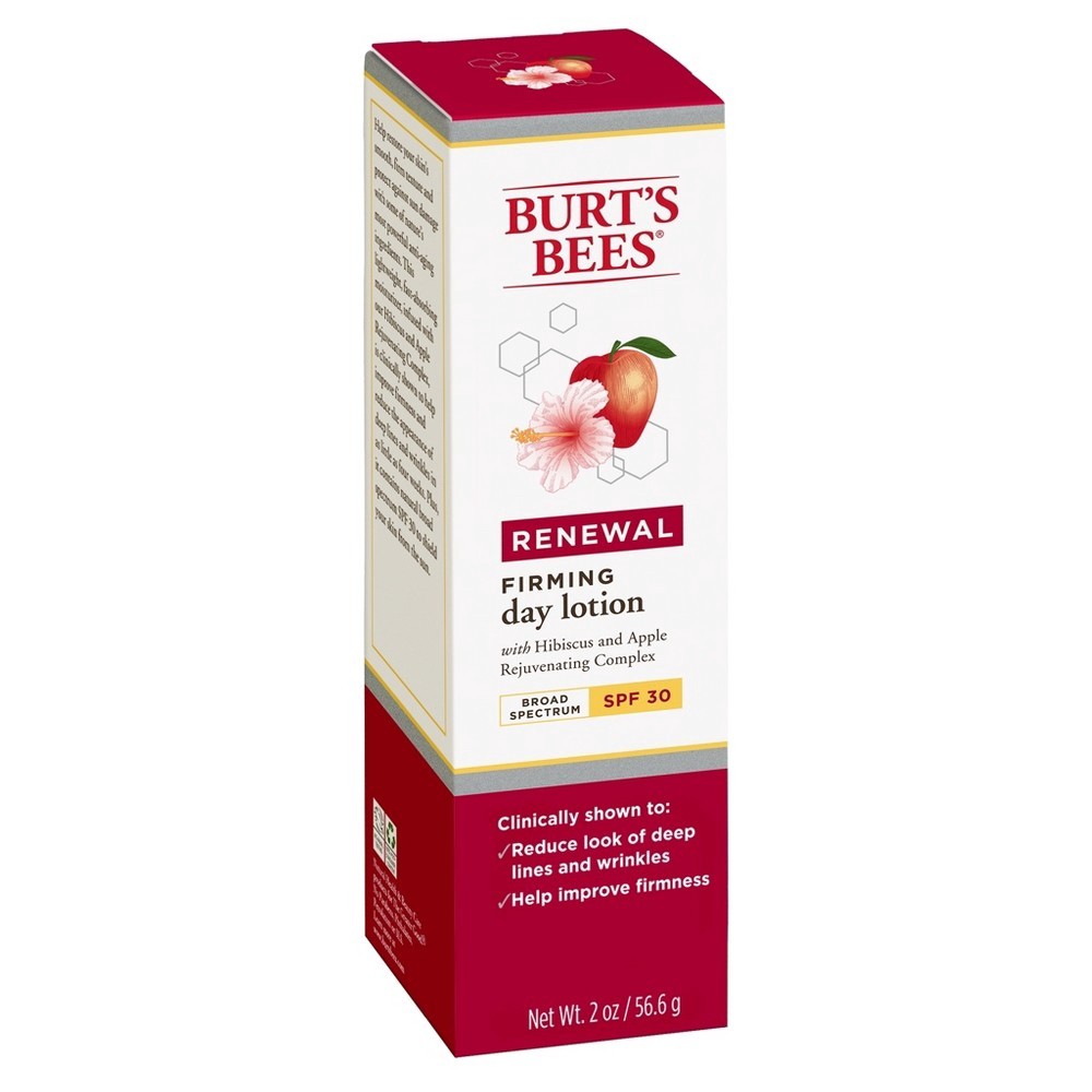 slide 6 of 9, Burt's Bees Renewal Day Lotion - SPF 30, 2 oz