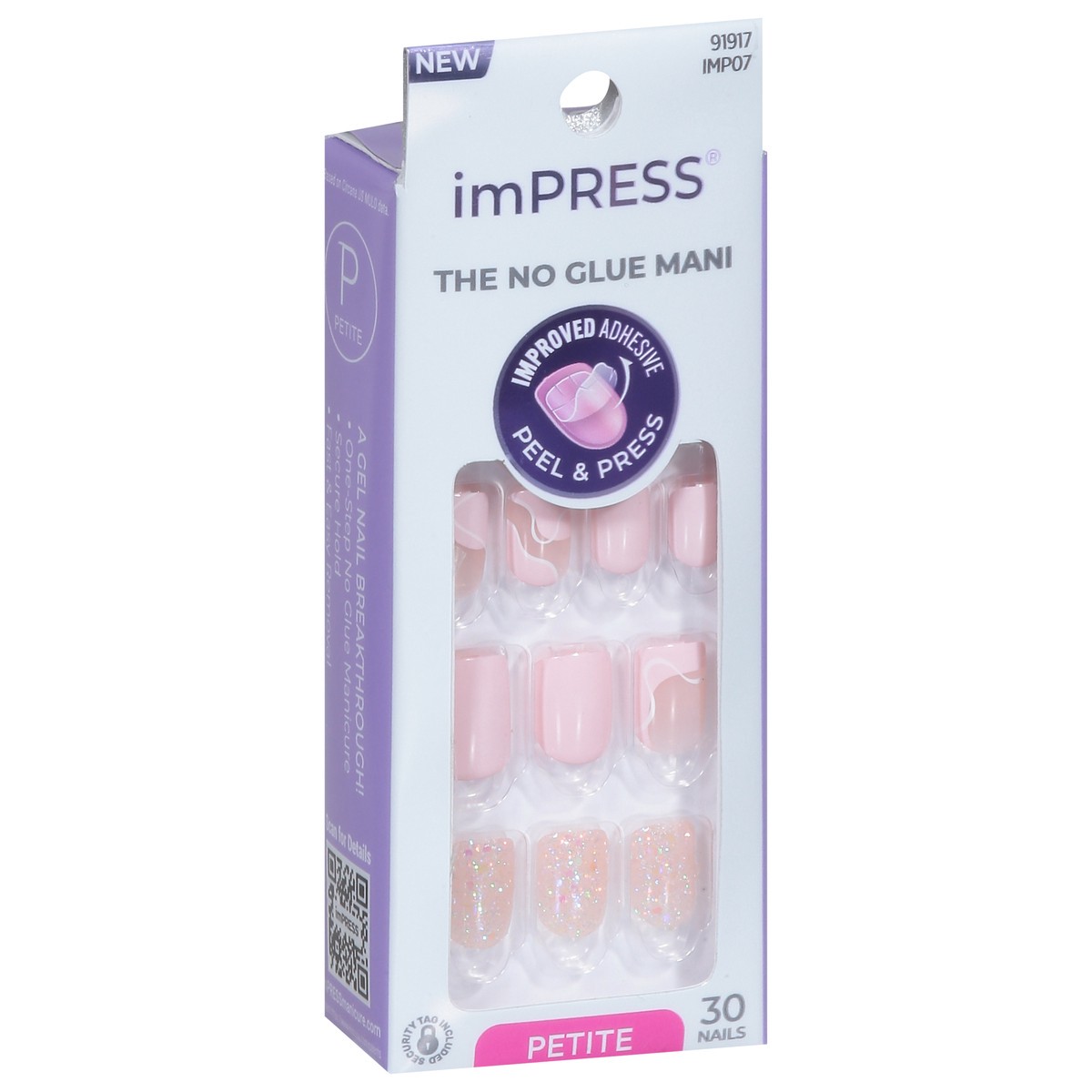 slide 3 of 4, imPRESS Eternity Nails Petite 30 ea, 30 ct