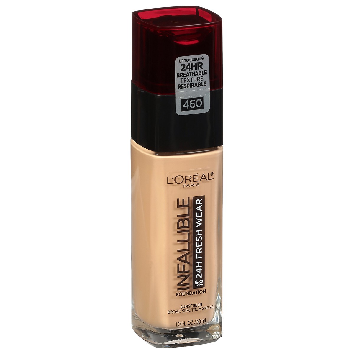 slide 5 of 12, L'Oréal Infallible 24-Hour Fresh Wear Lightweight Foundation - Golden Beige, 1 fl oz