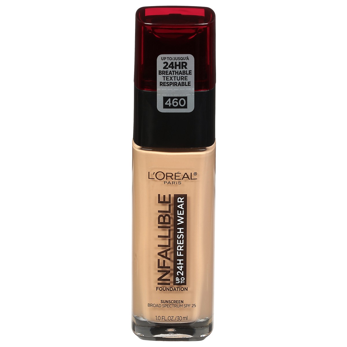 slide 1 of 12, L'Oréal Infallible 24-Hour Fresh Wear Lightweight Foundation - Golden Beige, 1 fl oz