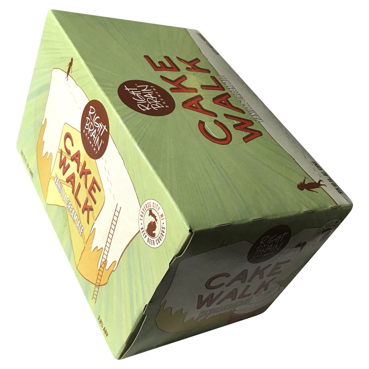 slide 3 of 5, Right Brain Cake Walk, Vanilla Cream Ale, 6 ct; 12 oz