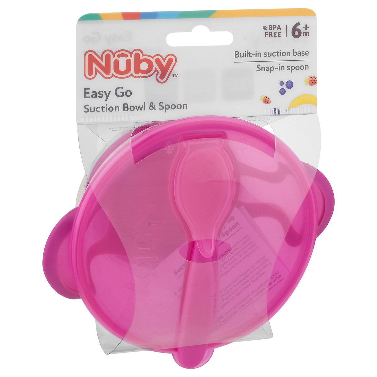slide 8 of 10, Nuby 6m+ Easy Go Suction Bowl & Spoon 1 ea, 1 ct