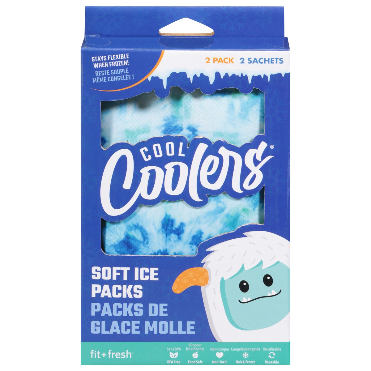 slide 1 of 9, Cool Coolers Soft Ice Packs 2 ea, 2 ct