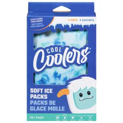 Cool Coolers Soft Ice Packs - 2 ea
