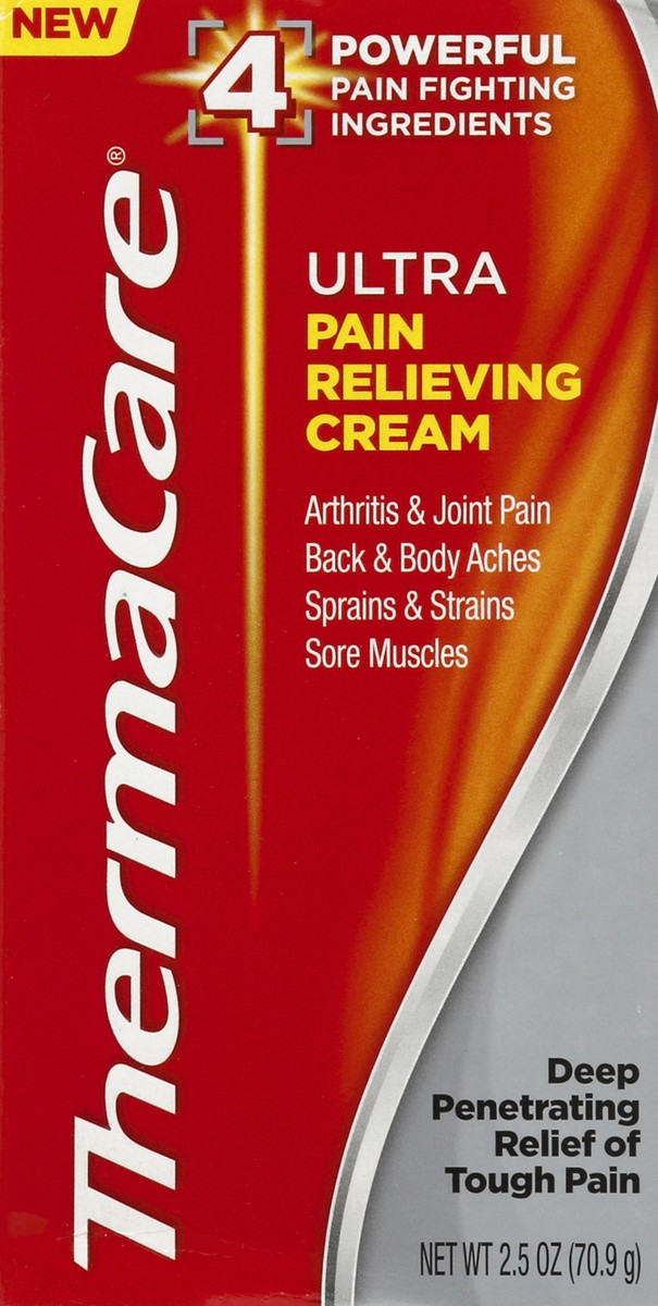 slide 5 of 6, ThermaCare Ultra Pain Relieving Cream, 2.5 oz