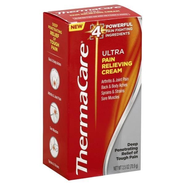 slide 1 of 6, ThermaCare Ultra Pain Relieving Cream, 2.5 oz