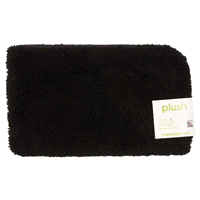 slide 4 of 5, Mohawk Plush Bath Rug, Black, 24 in x 40 in