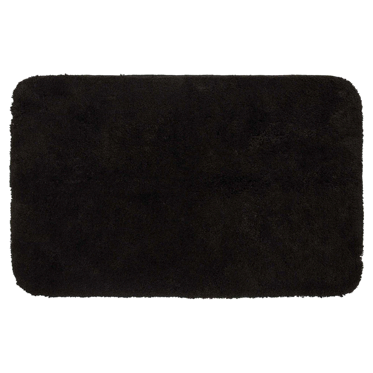 slide 1 of 5, Mohawk Plush Bath Rug, Black, 24 in x 40 in