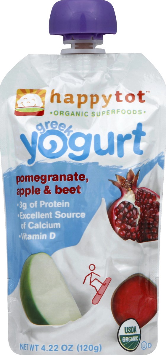 slide 1 of 3, Happy Tot Yogurt 4.22 oz, 4.22 oz