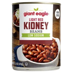 Giant Eagle Light Red Kidney Beans, Low Sodium