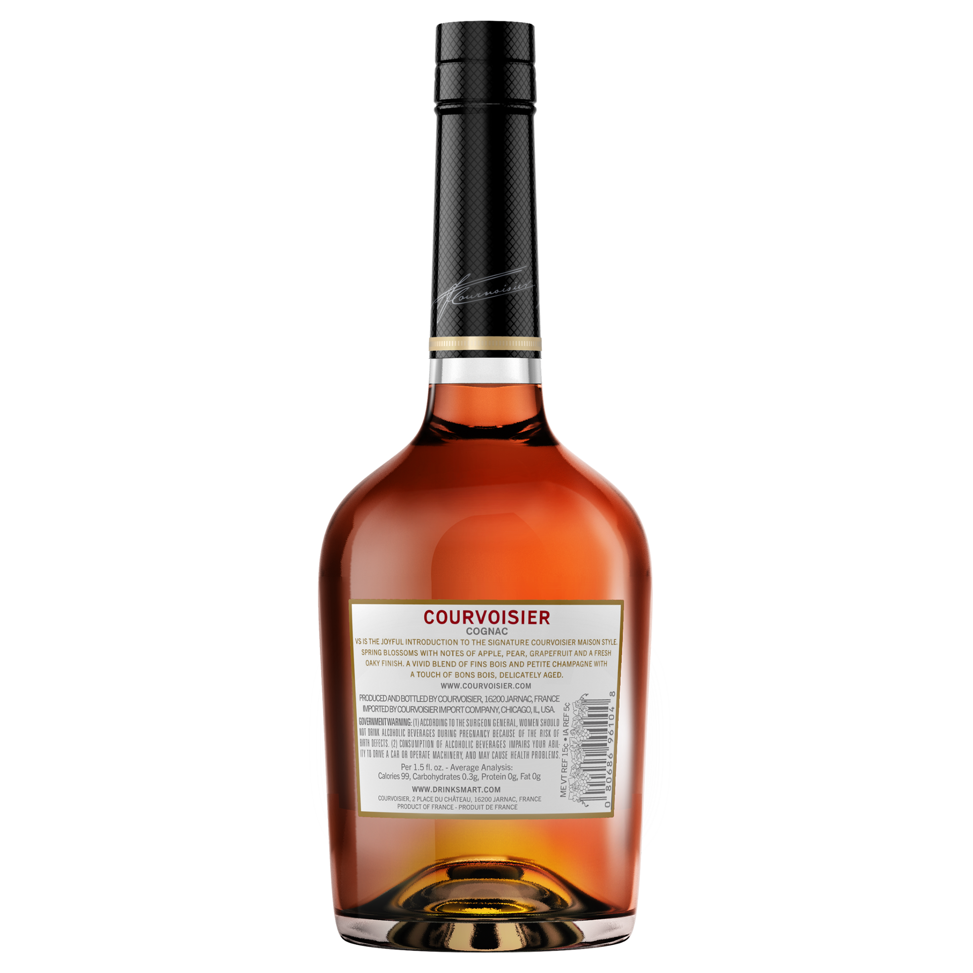 slide 2 of 2, Courvoisier V.s. Cognac, 1.75 liter