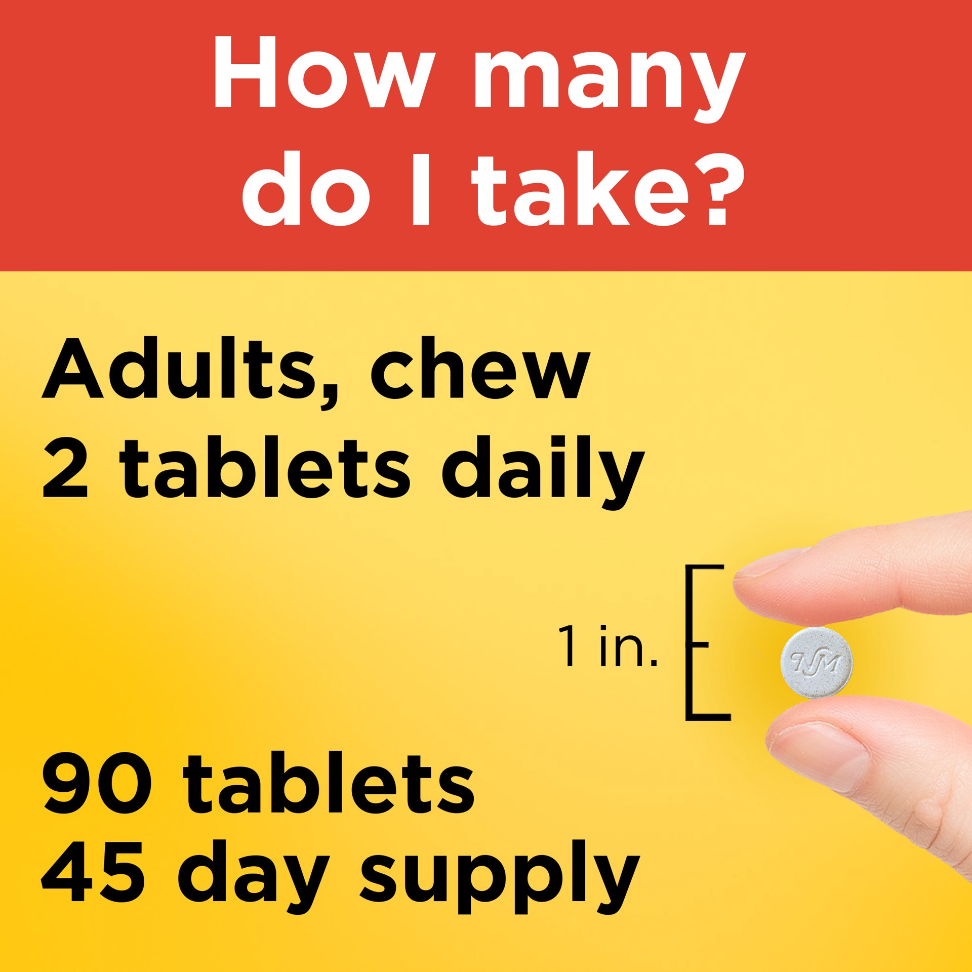 slide 2 of 8, Nature Made Extra Strength Dosage Chewable Vitamin C 1000 mg per serving Tablets, 90 Count, 90 ct
