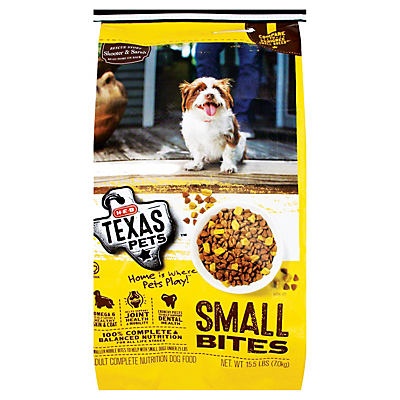 H E B Texas Pets Dry Dog Food Small Bites 15.5 lb Shipt