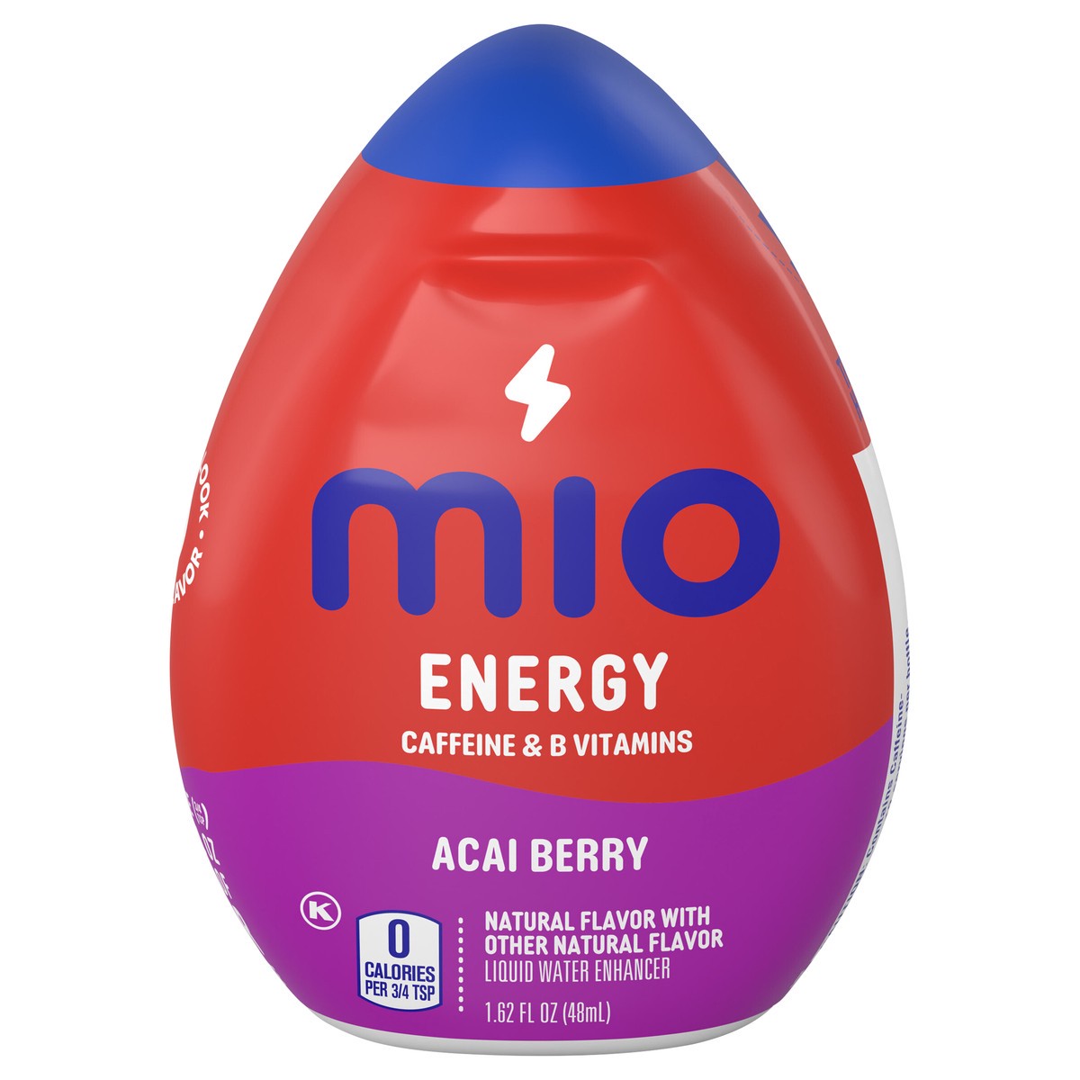 slide 1 of 9, MiO Energy Acai Berry Storm Liquid Water Enhancer Drink Mix, 1.62 fl. oz. Bottle, 1.62 fl oz