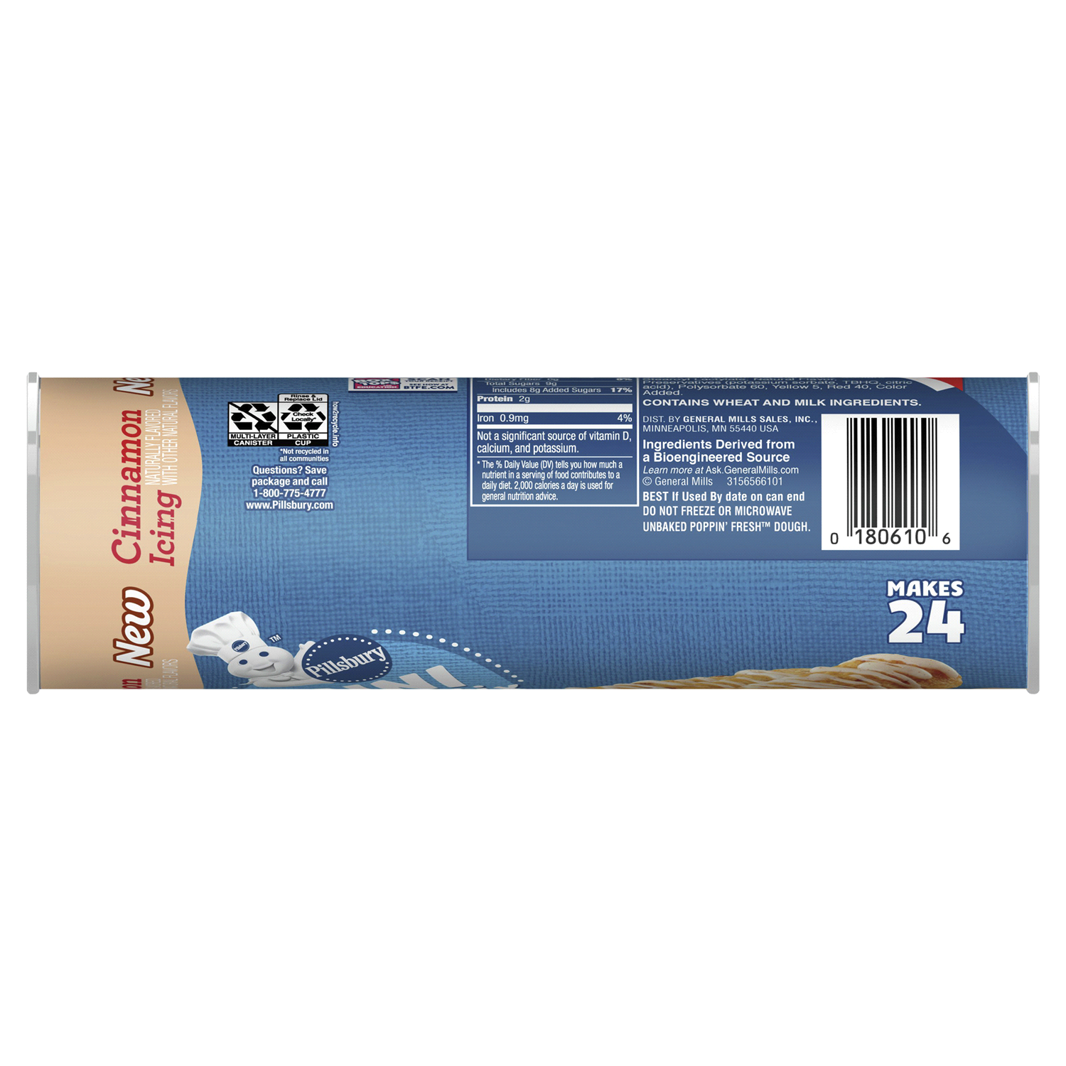 slide 5 of 5, Pillsbury Mini Cinni Stix 24 Count - 12.4 OZ, 24 ct