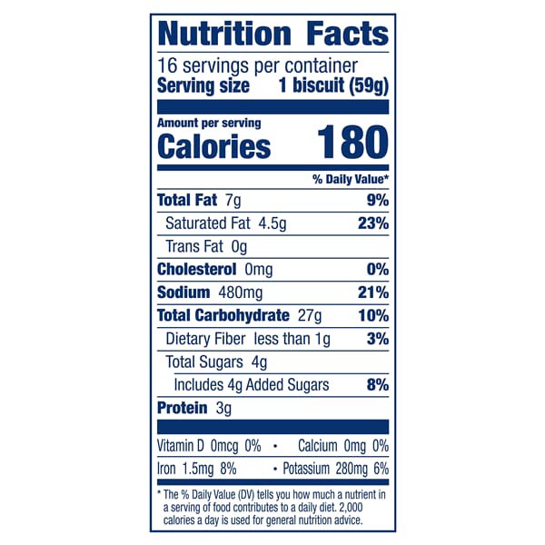 slide 2 of 9, Pillsbury Grands Southern Homestyle Buttermilk Biscuits, 32.6 oz