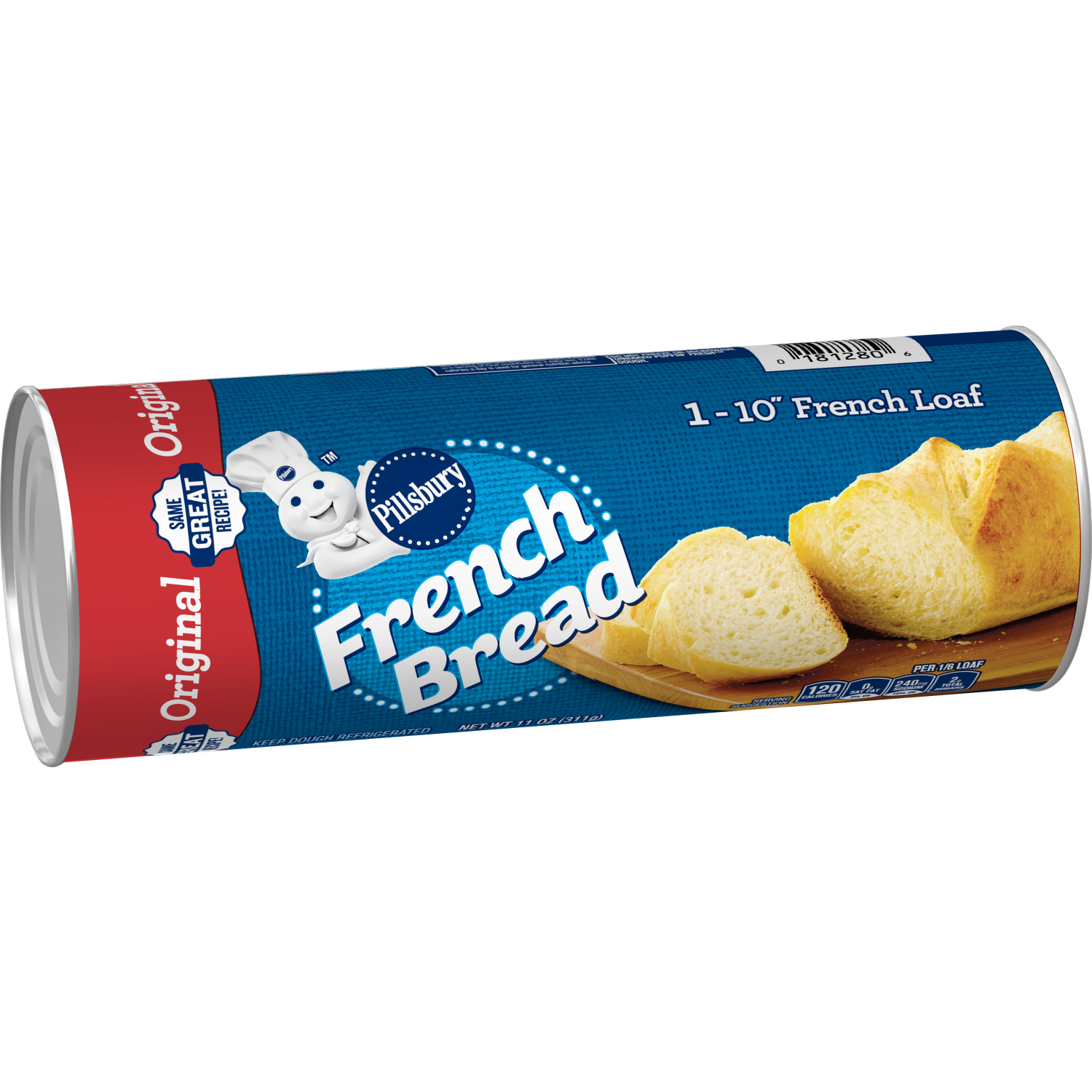 slide 4 of 5, Pillsbury Original French Bread Dough, 11 oz