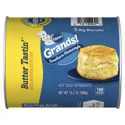 Grands! Southern Homestyle Butter Tastin' Biscuits, 5 Ct, 10.2 oz