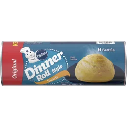 Pillsbury Dinner Roll Style Swirls, Original, 6 Rounds, 11 oz.