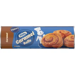 Pillsbury Flaky Caramel Rolls, Refrigerated Canned Pastry Dough, 8 Ct, 13.9 oz