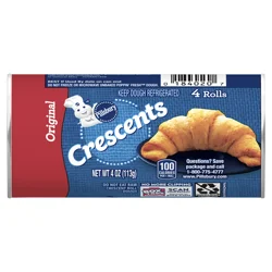 Pillsbury Original Crescent Rolls, Dough, 4 Rolls, 4 oz