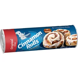 Pillsbury Cinnamon Rolls with Original Icing, Refrigerated Canned Pastry Dough, Easter Treats, 8 Ct, 12.4 oz
