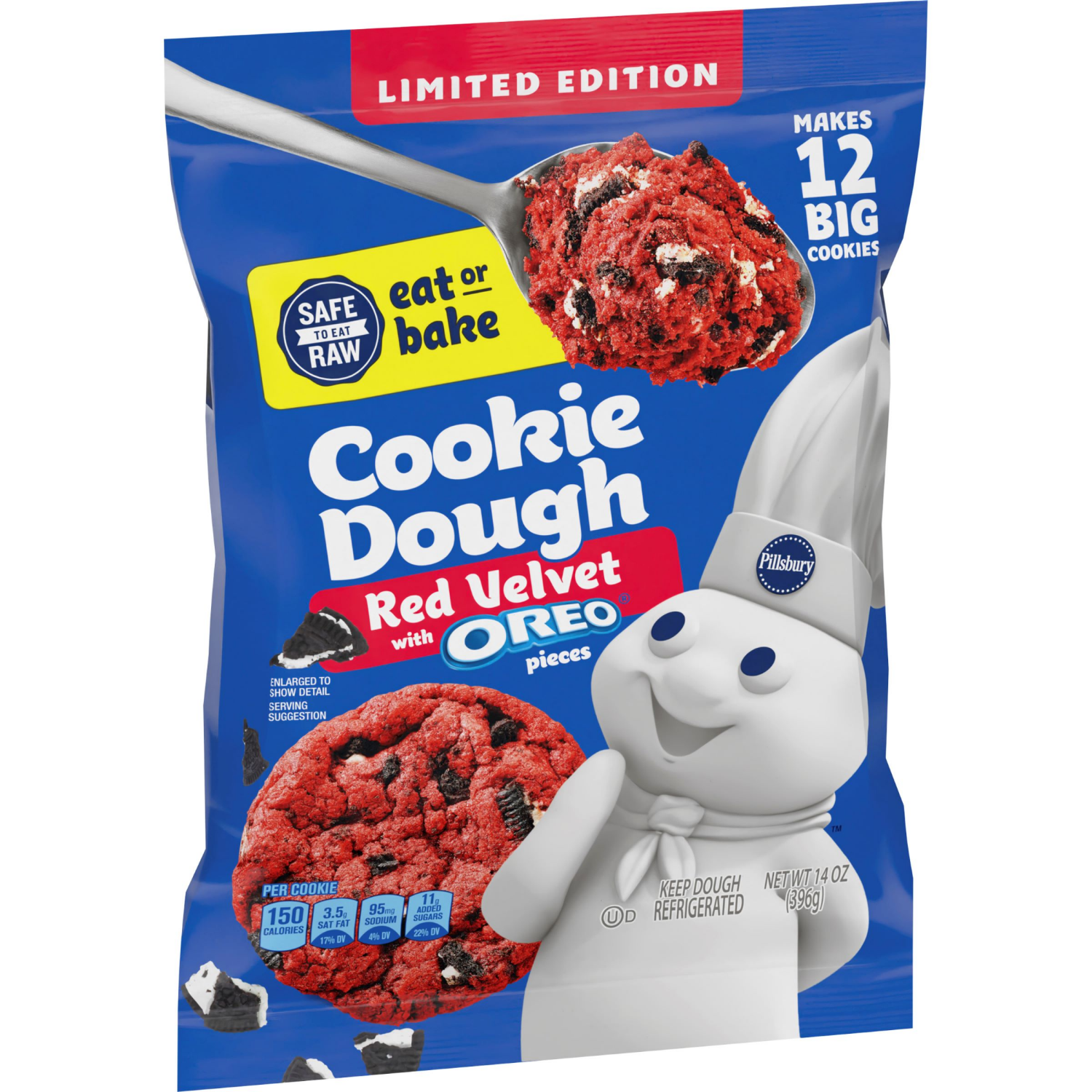 slide 3 of 4, Pillsbury Ready to Bake! Basketball Shape Sugar Cookie Dough 20 Count, 9.1 OZ, 20 ct