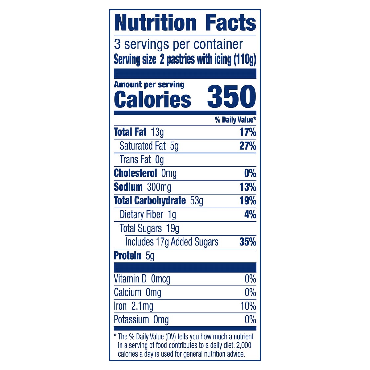 slide 8 of 9, Pillsbury Toaster Strudel, Blueberry, Frozen Pastries 6 ct, 11.5 oz, 6 ct