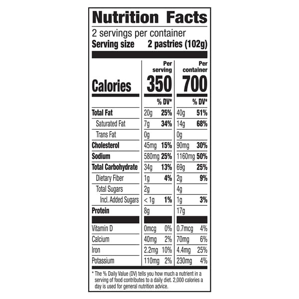 slide 7 of 9, Pillsbury Bacon Toaster Scrambles, Frozen Breakfast Pastries, 4 ct, 7.2 oz, 4 ct