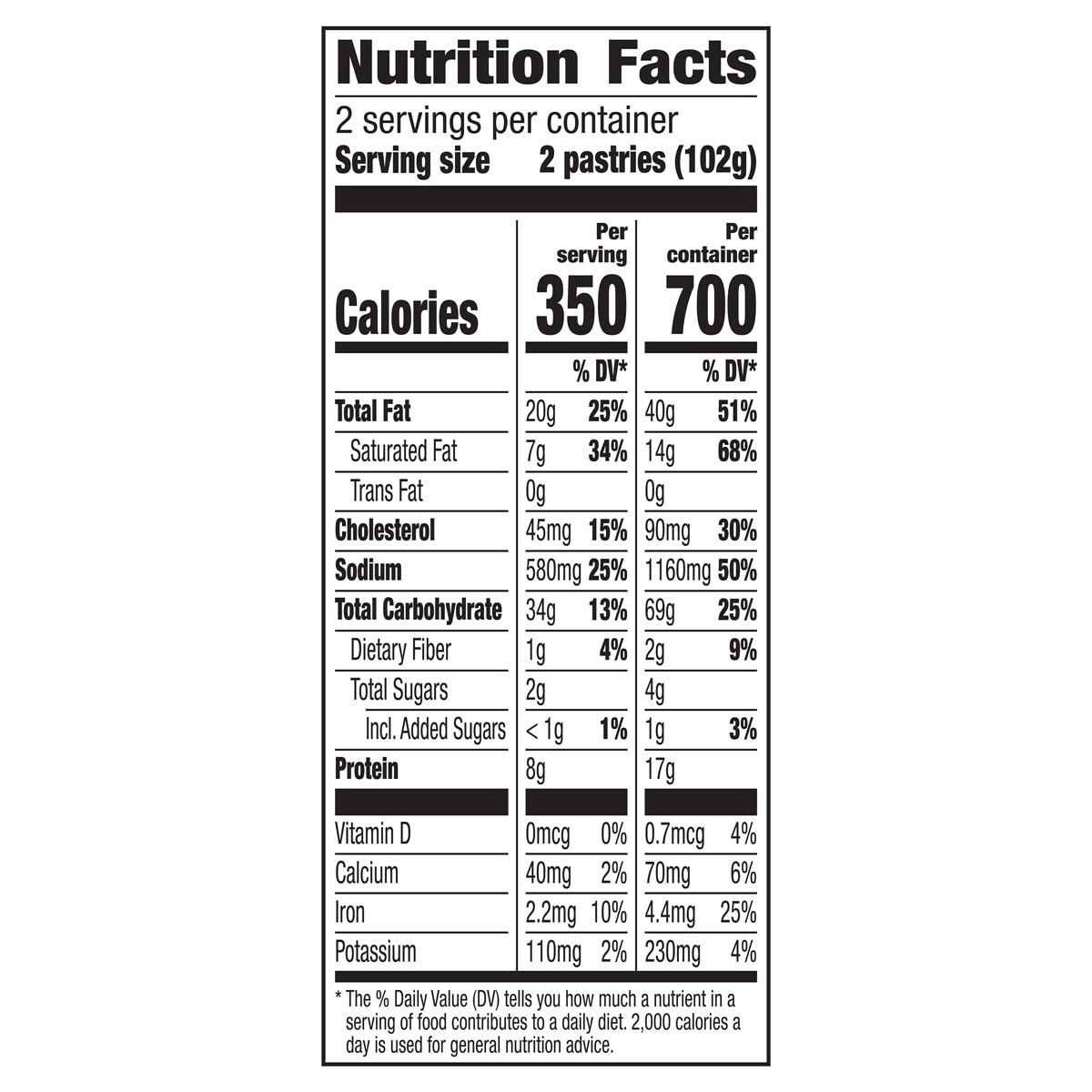 slide 6 of 9, Pillsbury Bacon Toaster Scrambles, Frozen Breakfast Pastries, 4 ct, 7.2 oz, 4 ct