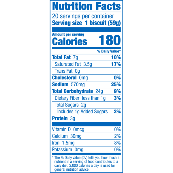 slide 9 of 29, Grands! Buttermilk Biscuits Frozen Dough, Value Pack, 20 ct., 41.6 oz., 20 ct