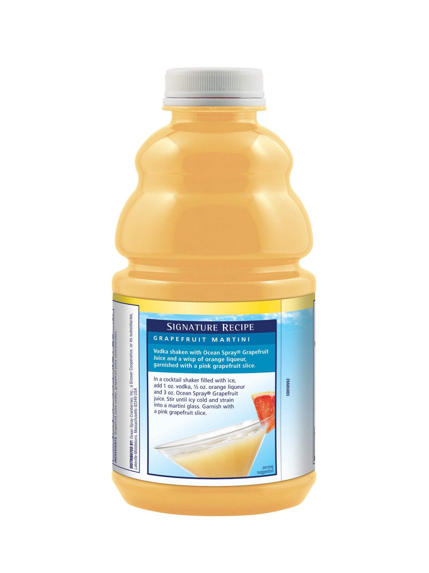 slide 4 of 4, Ocean Spray 100% White Grapefruit Juice Bar Pac Mixer - 32 fl oz, 32 oz