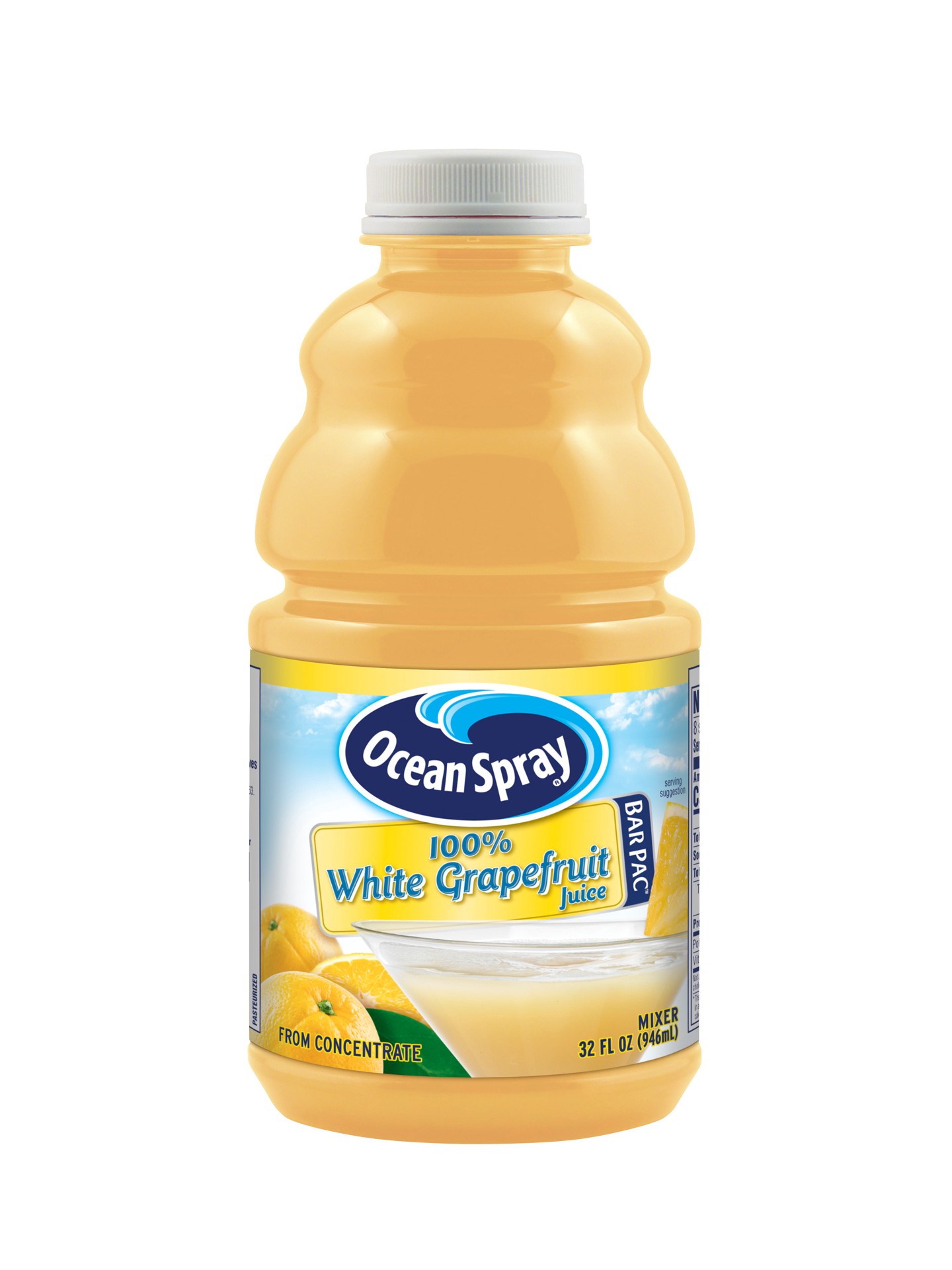 slide 1 of 4, Ocean Spray 100% White Grapefruit Juice Bar Pac Mixer - 32 fl oz, 32 oz