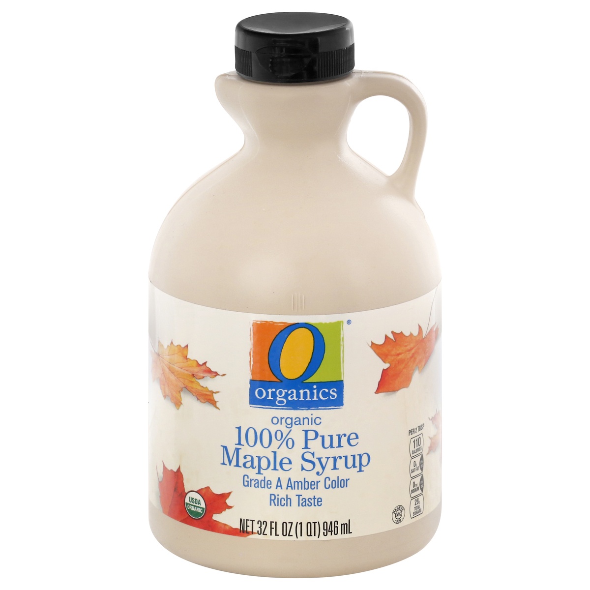 slide 1 of 1, O Orgnc Syrup Pure Maple 100%, 32 fl oz