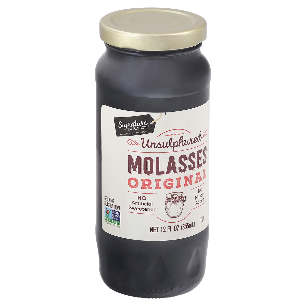 Signature Select Unsulphured Original Molasses 12 fl oz Shipt