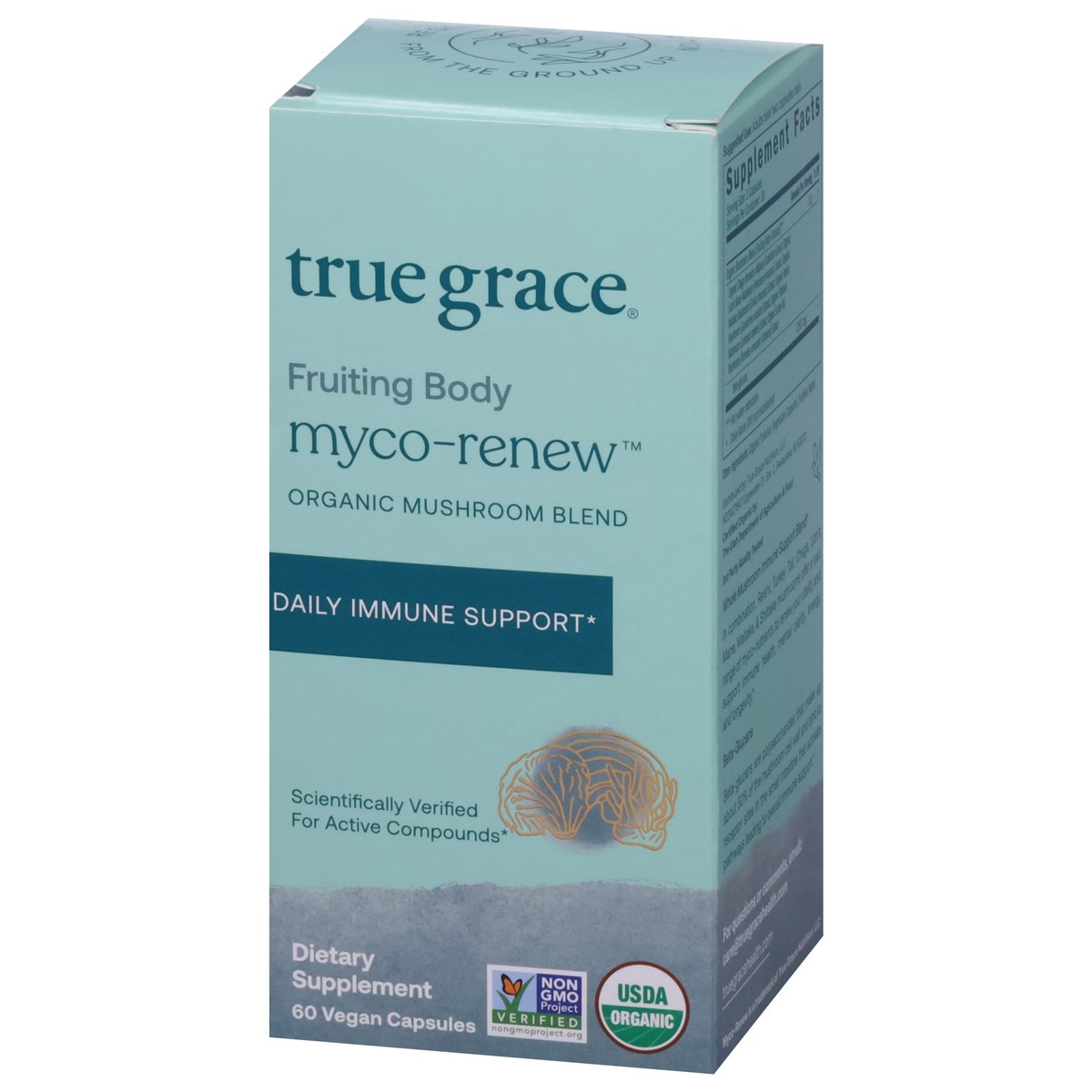 slide 7 of 13, True Grace Myco-Renew Organic Fruiting Body Mushroom Blend 60 Vegan Capsules, 1 ct