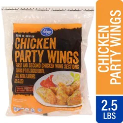 Kroger Frozen Raw Bone-In Skin-On Chicken Wings