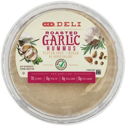 H-E-B Deli Roasted Garlic Hummus